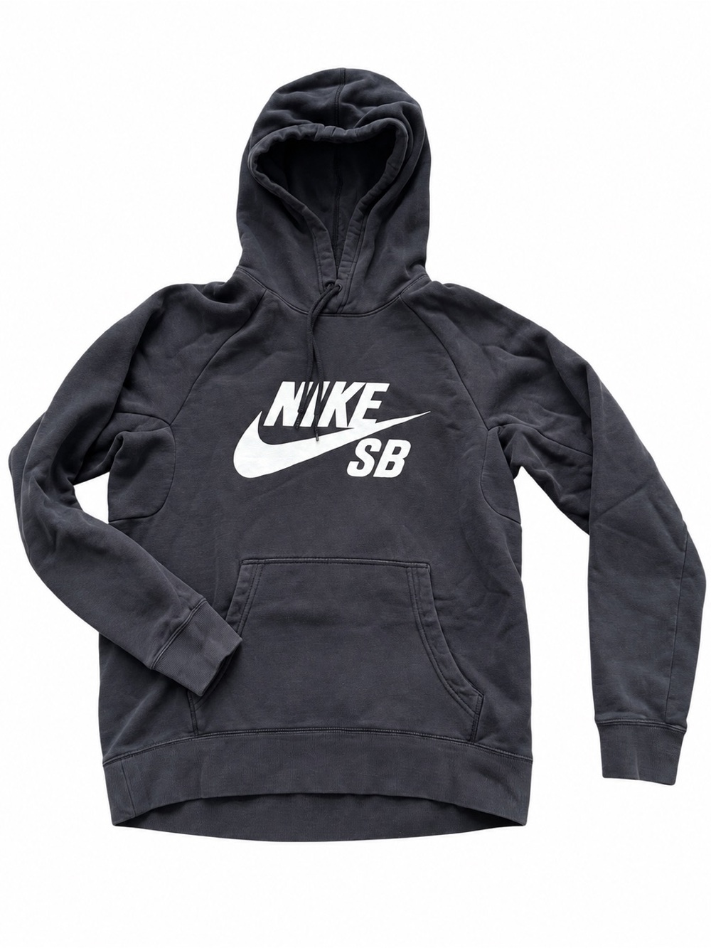 Nike Black Hoodie with White Nike SB Logo